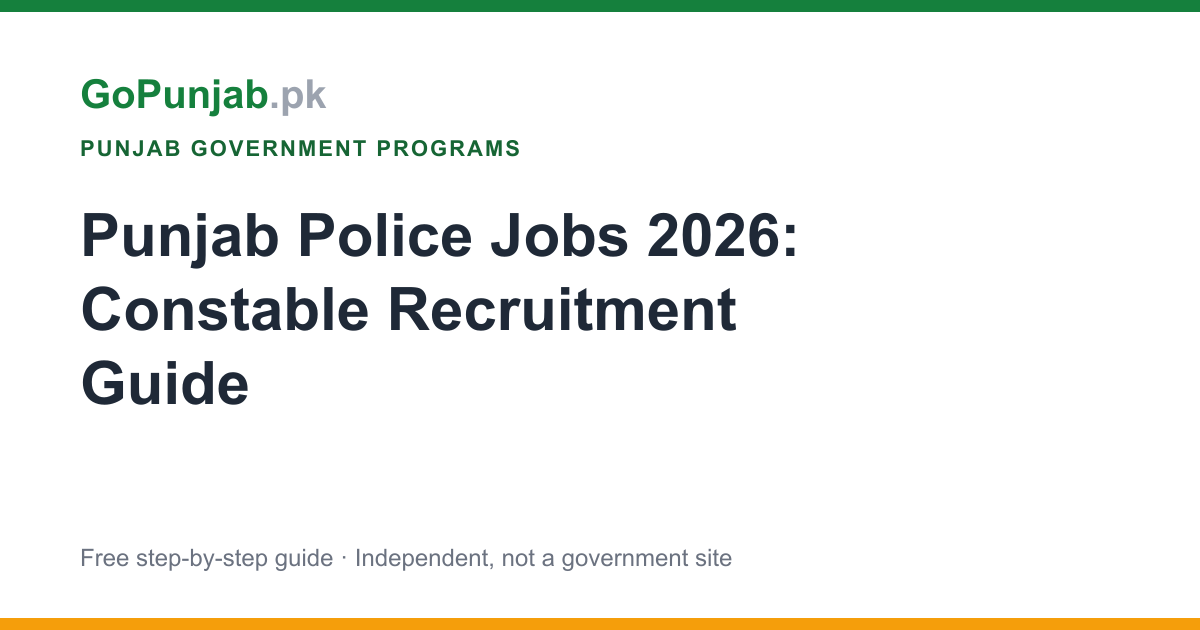 punjab-police-jobs-2026-constable-recruitment-guide